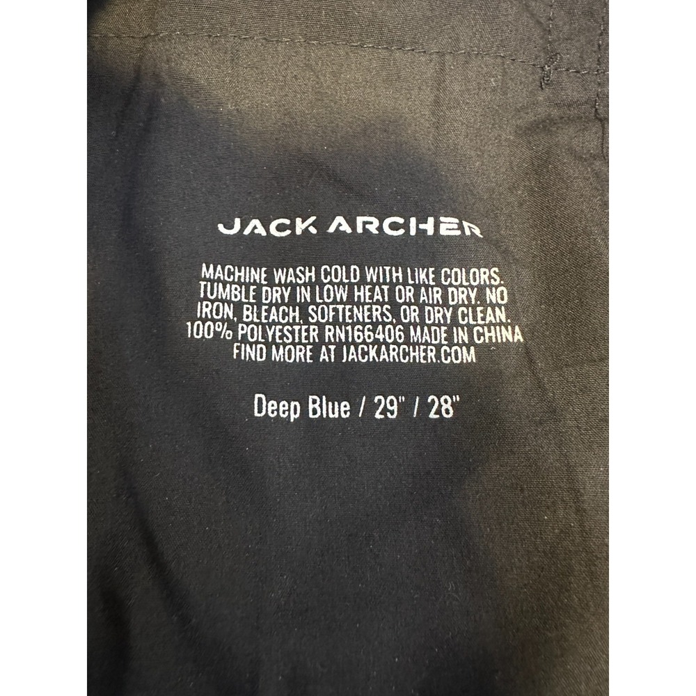 Jack Archer Jetsetter Tech Pant 29 x28 Deep Blue Performance Stretch Golf Travel - Picture 6 of 8